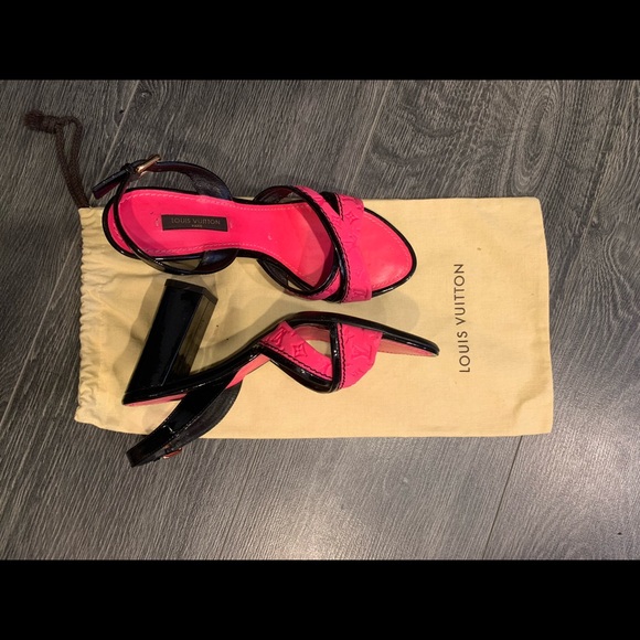 Louis Vuitton Colorblock Pattern SlingBack Sandal - Picture 4 of 5